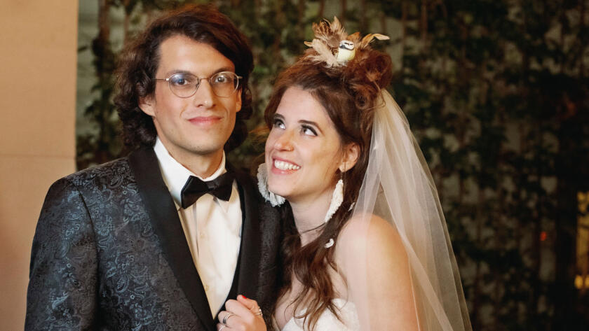 Bennett and Amelia at their wedding from Season 11 of Married at First Sight.