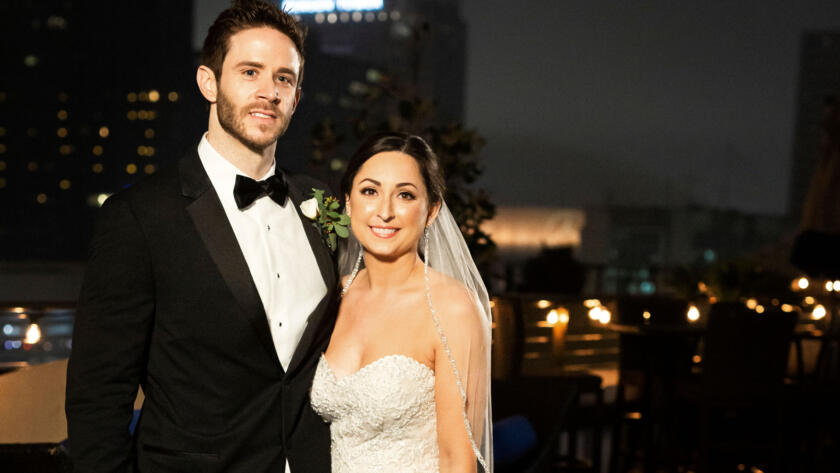 Olivia and Brett at their wedding from Season 11 of Married at First Sight.